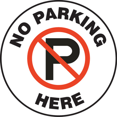 ""No Parking Here"" Pavement Sign - SEK464