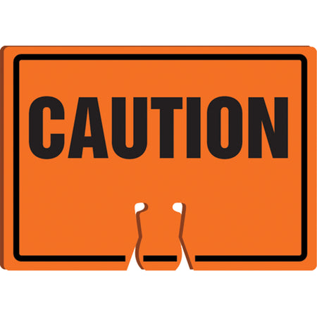 ""Caution"" Cone Top Warning Sign - SEK507