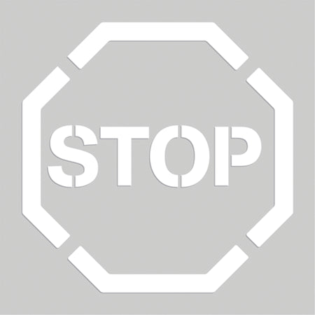 Floor Marking Stencils - Stop - SEK519