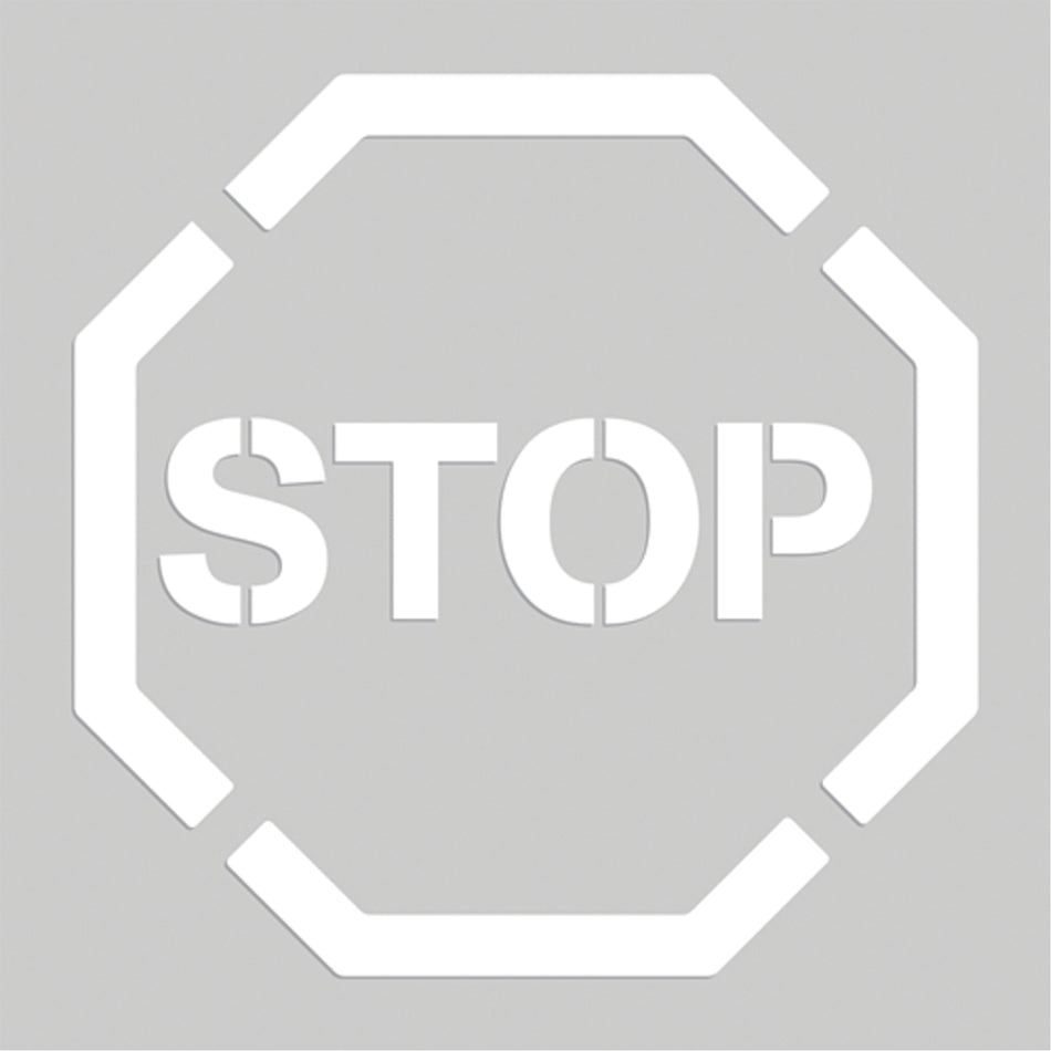 Floor Marking Stencils - Stop - SEK519