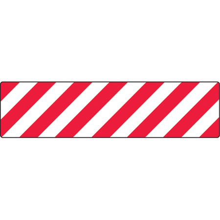 Skid-Gard™ Striped Floor Signs - SEK522