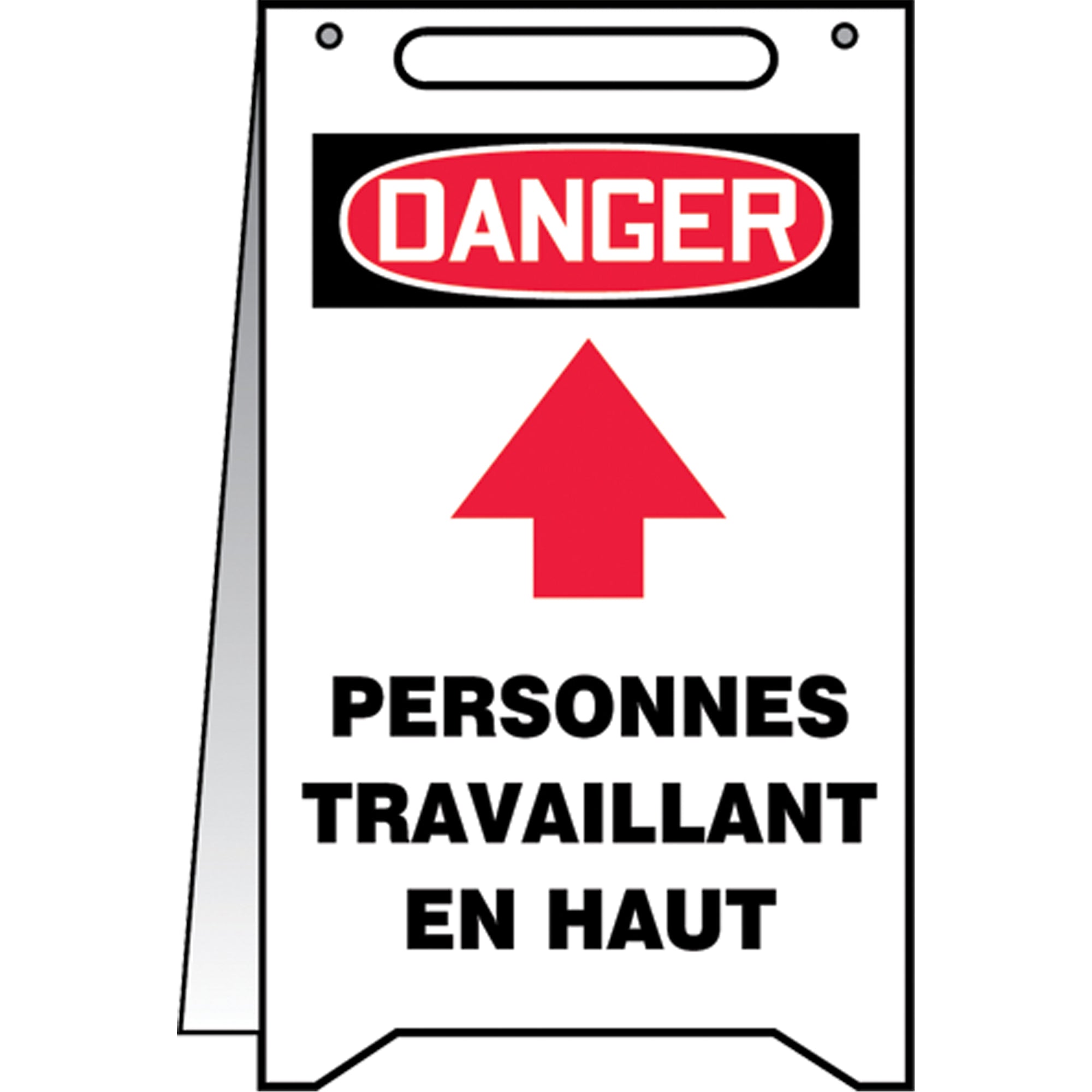 ""Personnes travaillant en haut"" Fold-Ups™ Sign - SEL052