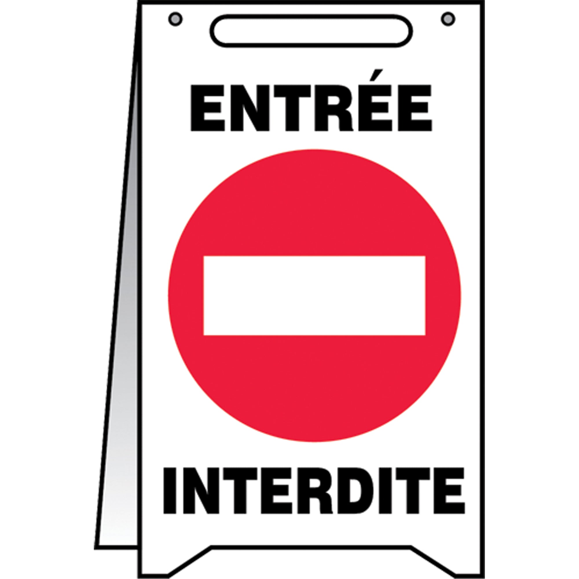 ""Entrée interdite"" Fold-Ups™ Sign - SEL055