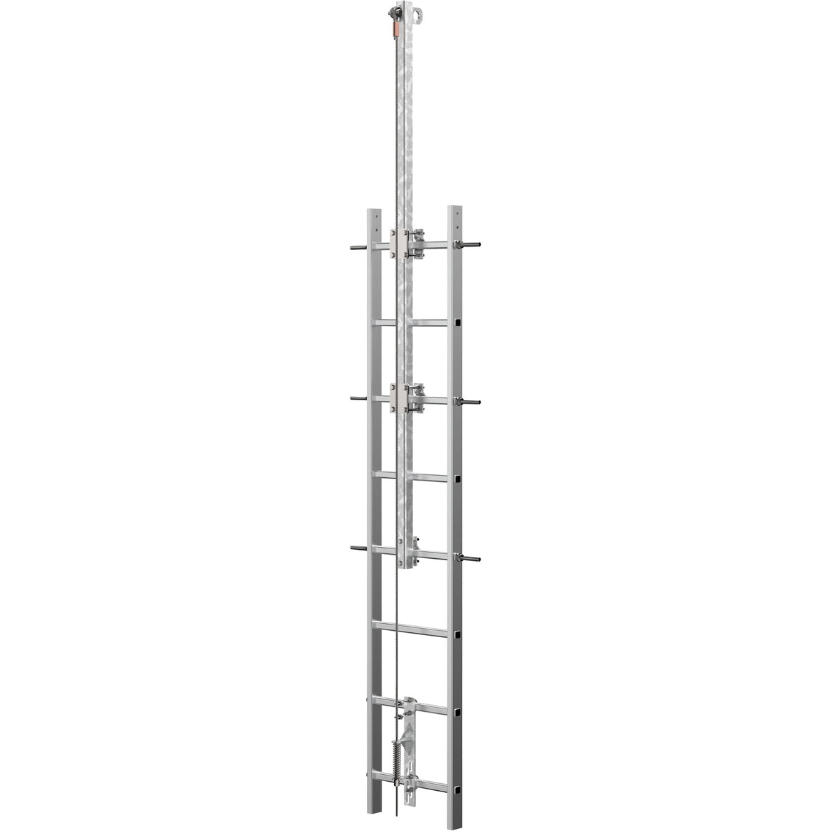 Vi-Go Continuous Ladder Climbing Safety System with Automatic Pass-Through - SEP558