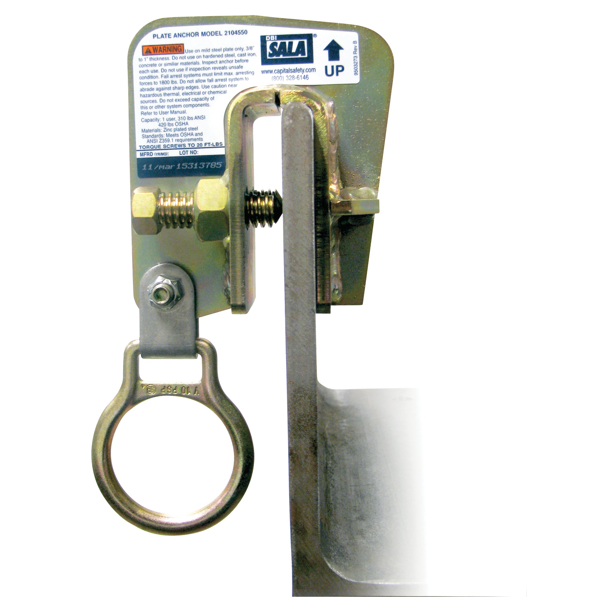 DBI-SALA® Steel Plate Anchor - SER311