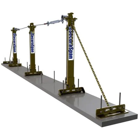SecuraSpan™ Loop Rebar Horizontal Lifeline System - SES572