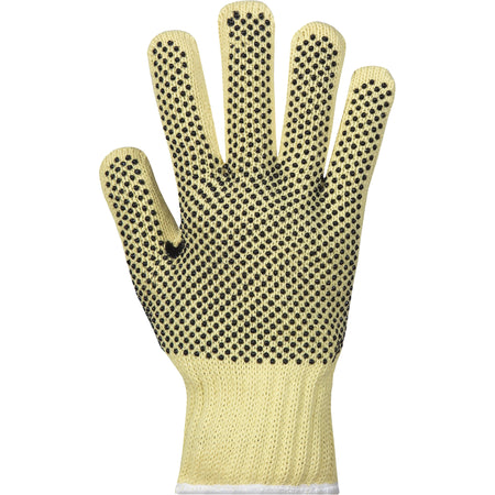 GLOVE DOT BOTH SIDE SMALL KEVLAR YELLW 118GR/PR - SF884