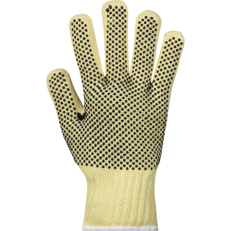 GLOVE DOT BOTH SIDE SMALL KEVLAR YELLW 118GR/PR - SF884