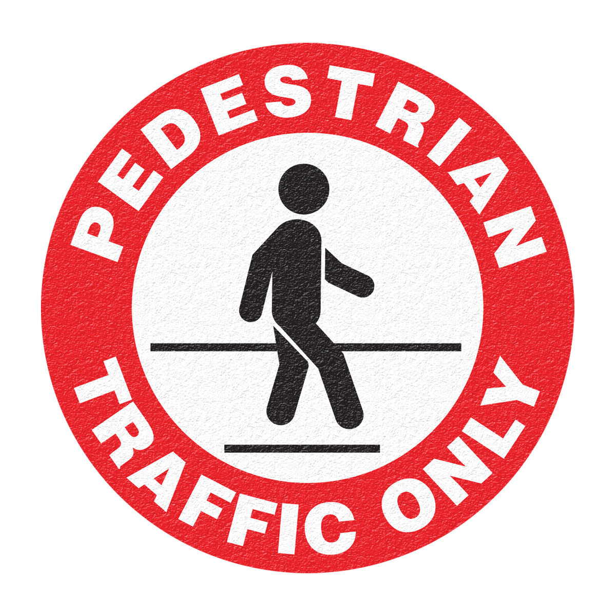 ""Pedestrian Traffic Only"" Floor Sign - SFU880
