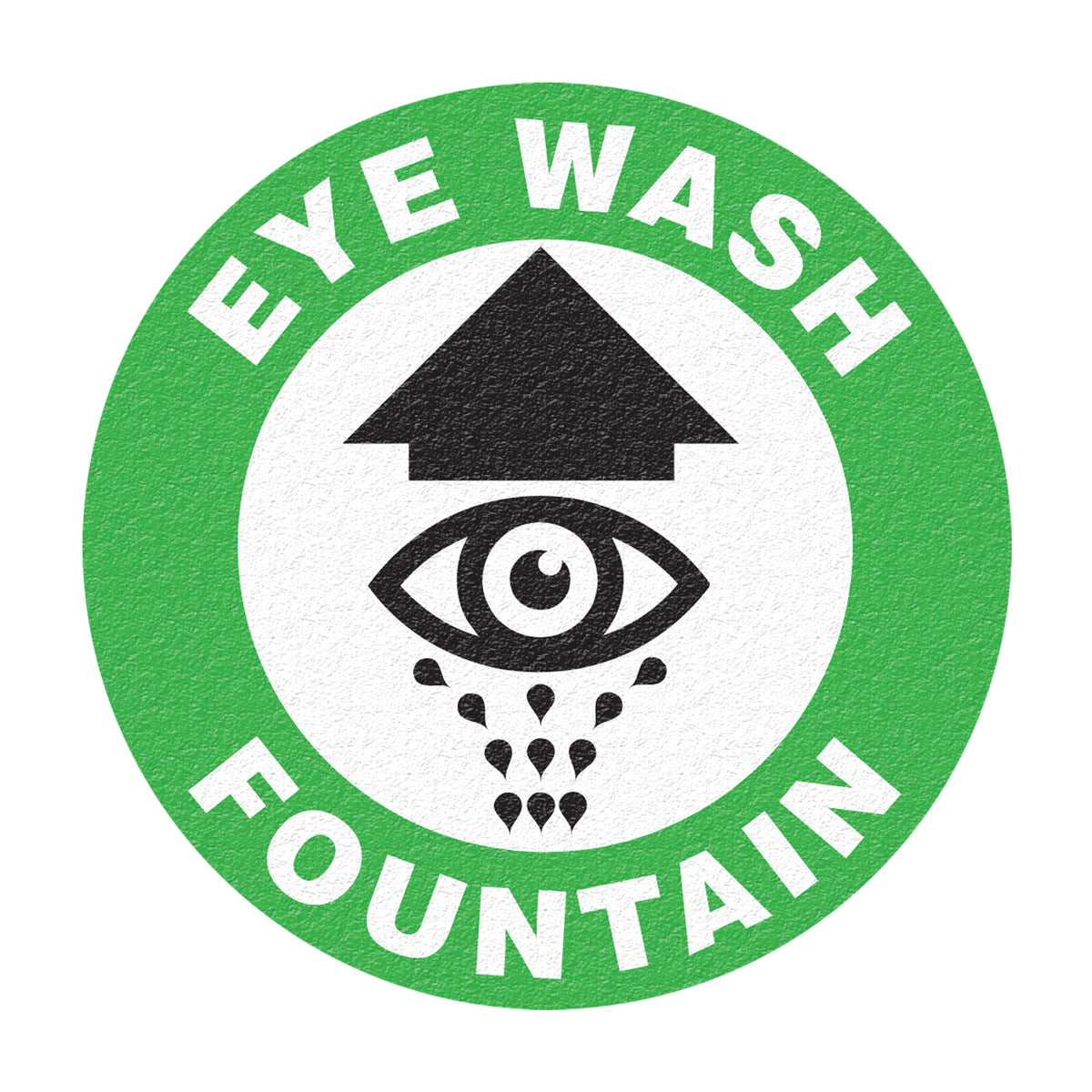 ""Eye Wash Fountain"" Floor Sign - SFU886