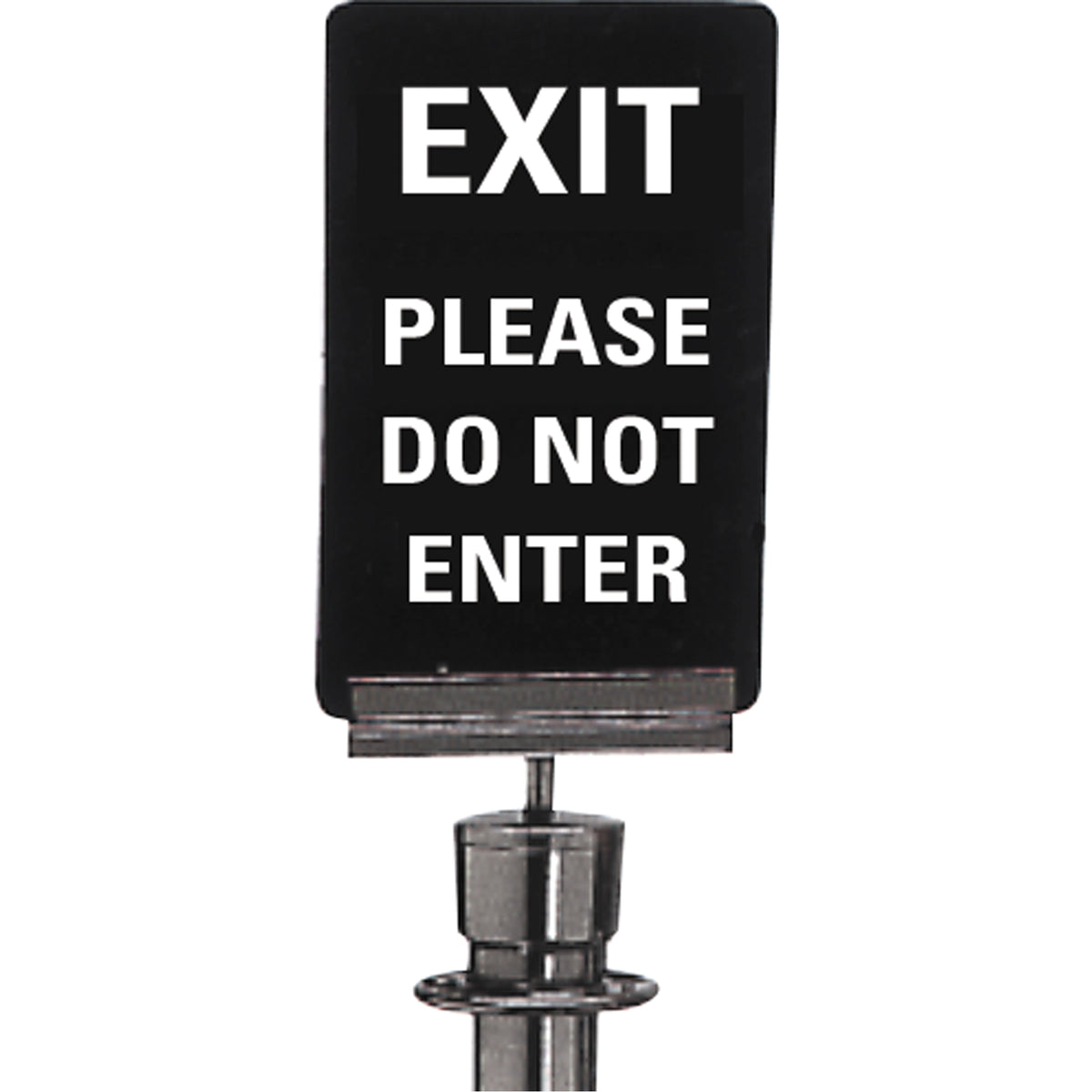 ""Exit: Please Do Not Enter"" Crowd Control Sign - SG129