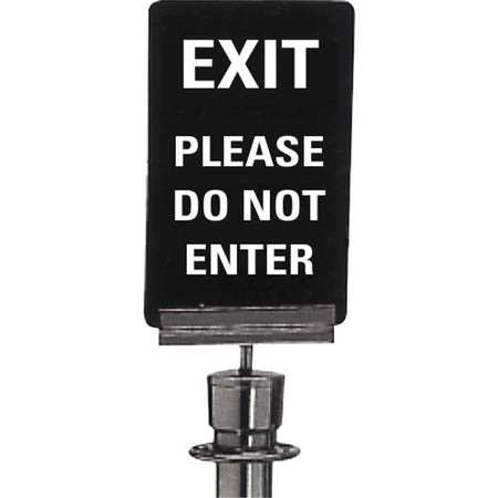 ""Exit: Please Do Not Enter"" Crowd Control Sign - SG129