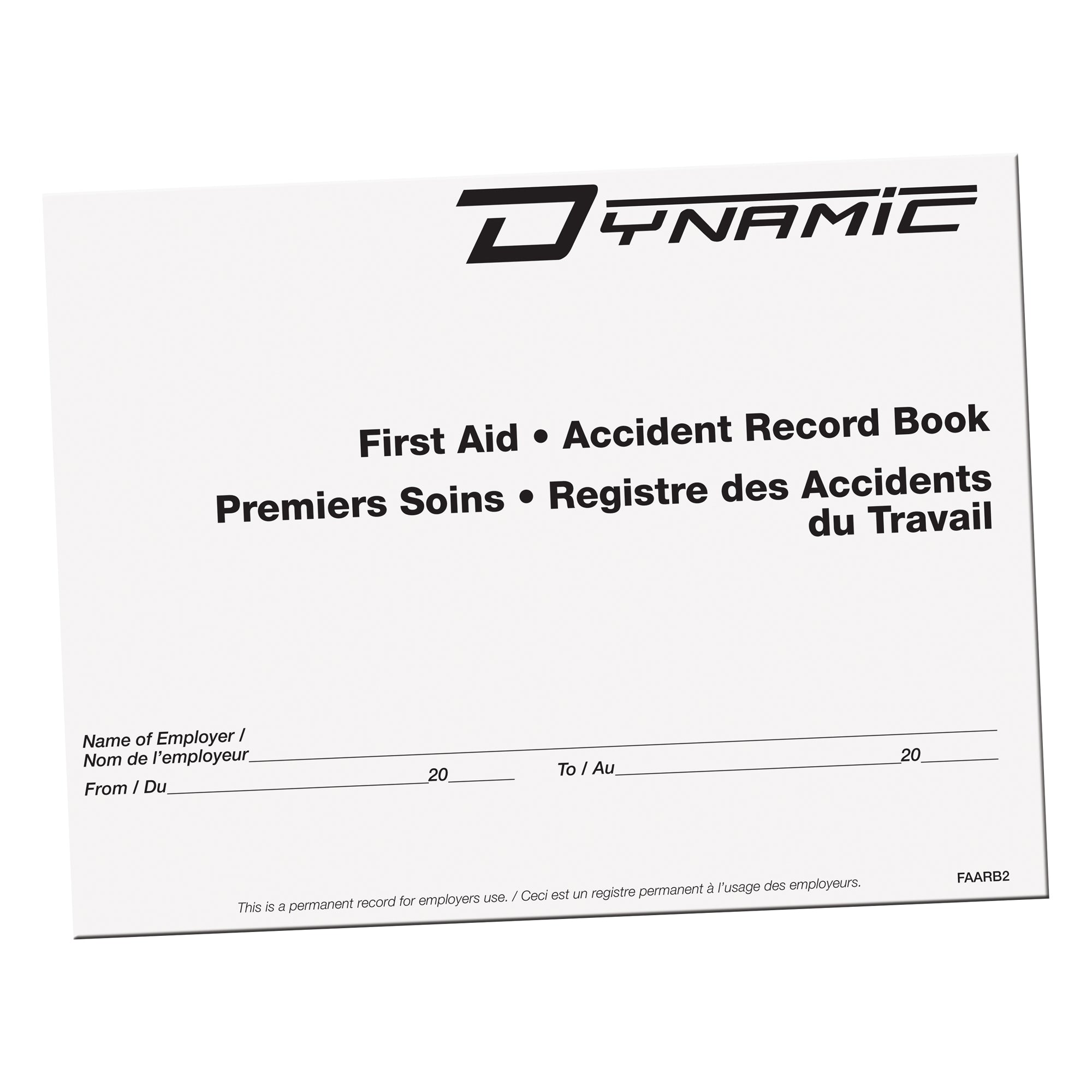 Dynamic™ Accident Record Book - SGA690