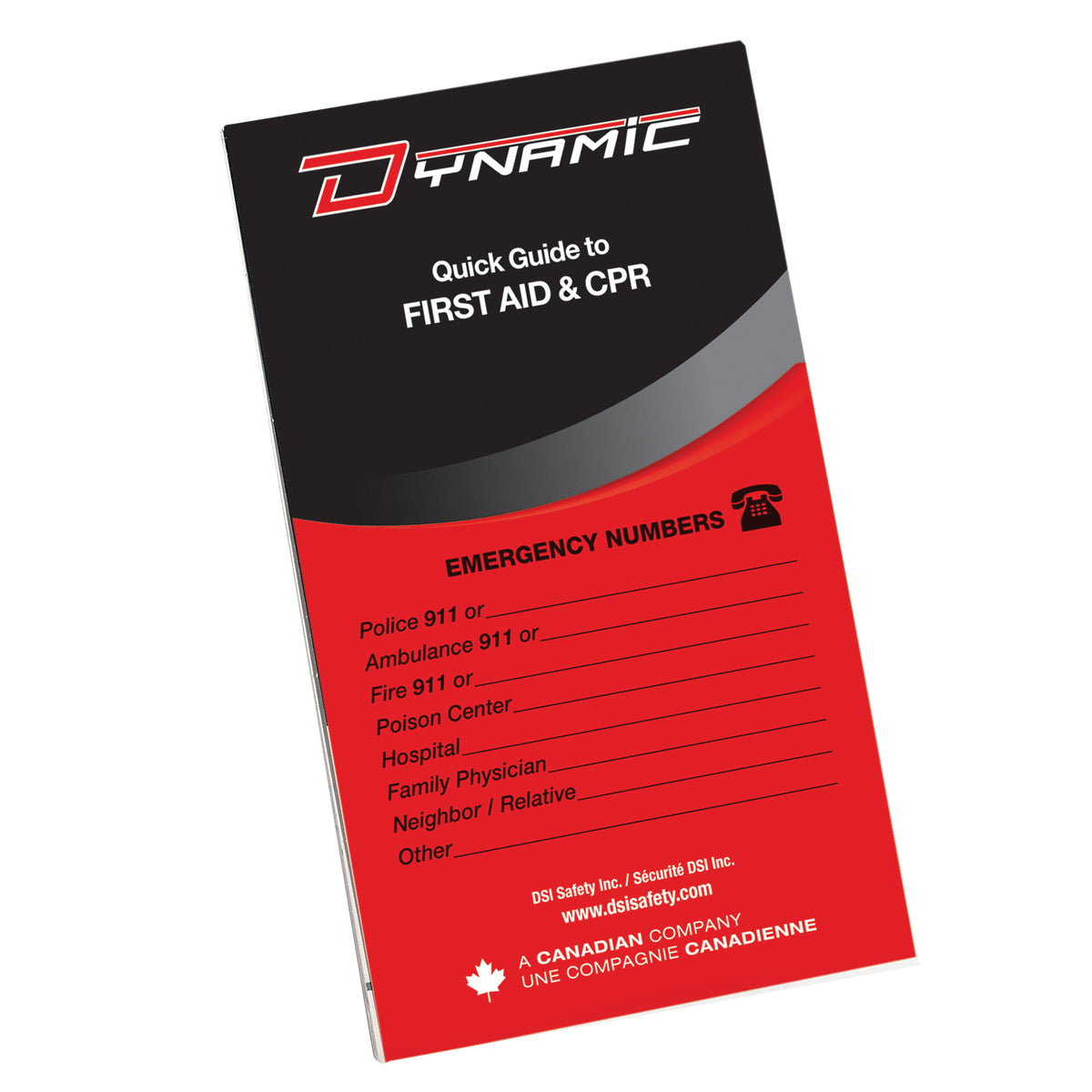 Dynamic™ First Aid Pocket Guide - SGB069