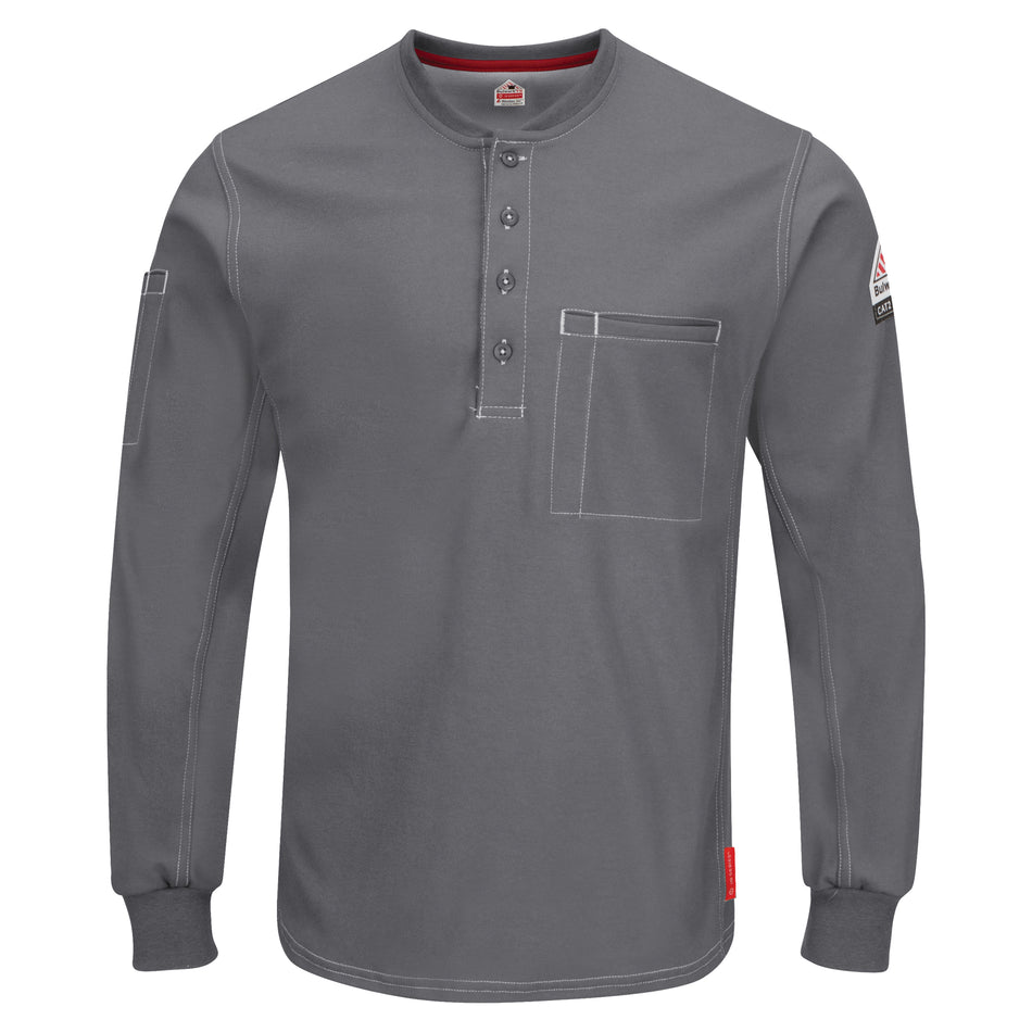 Excel FR® Long Sleeve Henley Shirts - SGC027