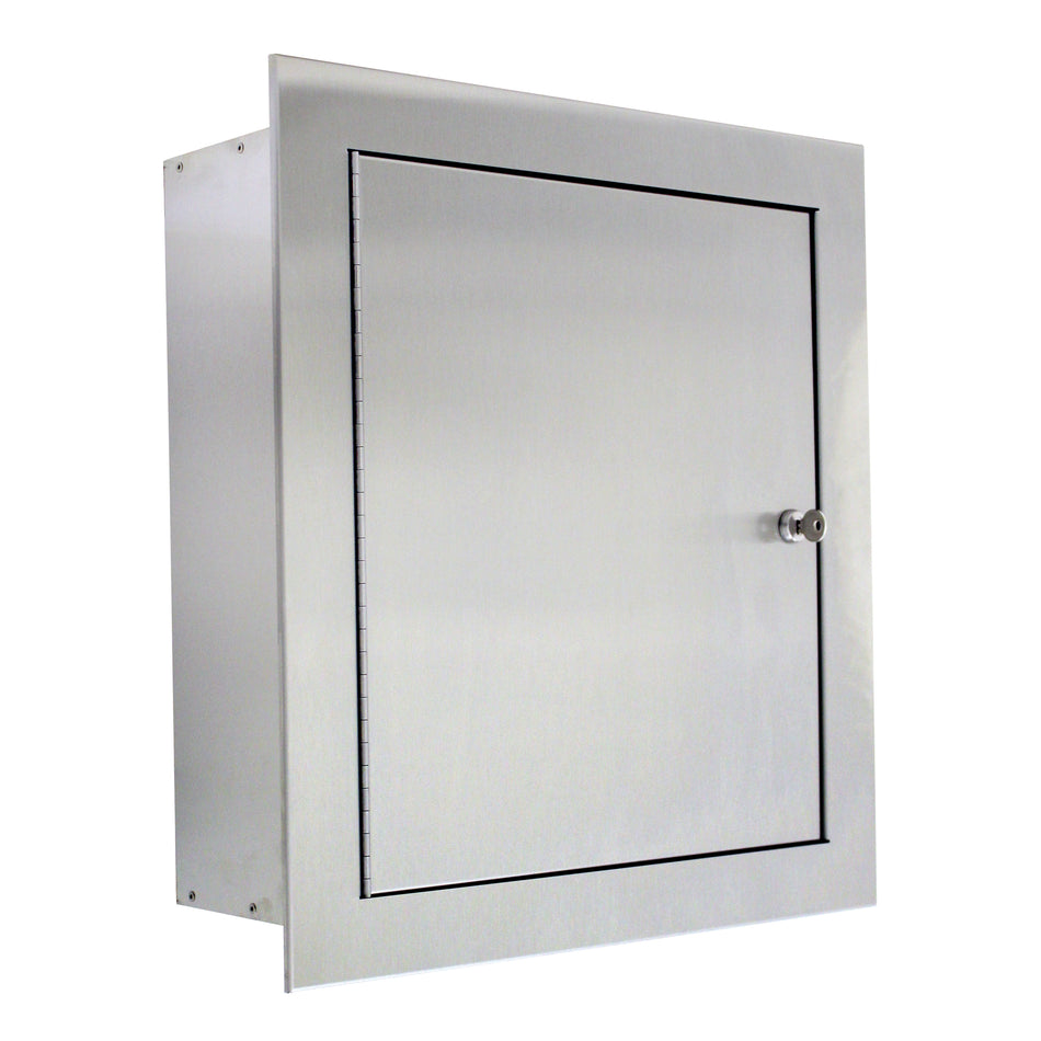 Recessed Stainless Steel Valve Cabinet - SGC300