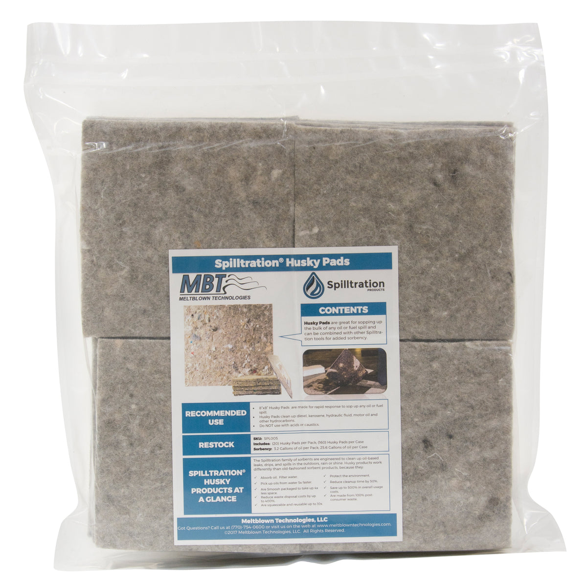 Spilltration™ Husky Pads - SGC498