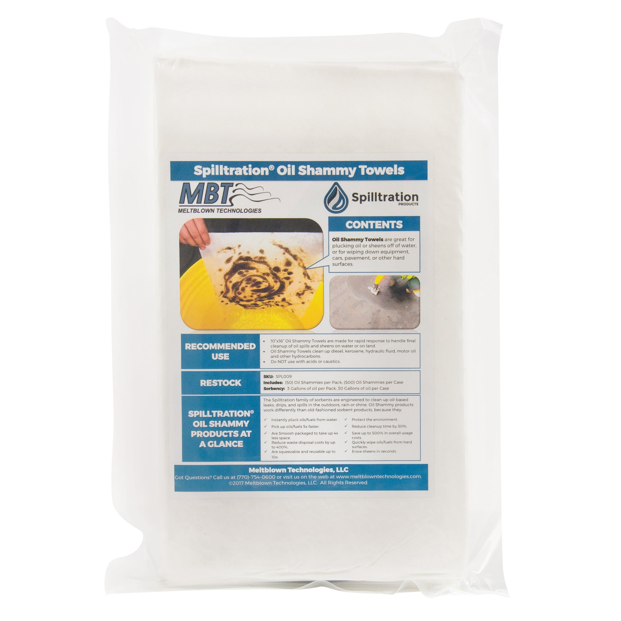 Spilltration™ Oil Shammy Towels - SGC503