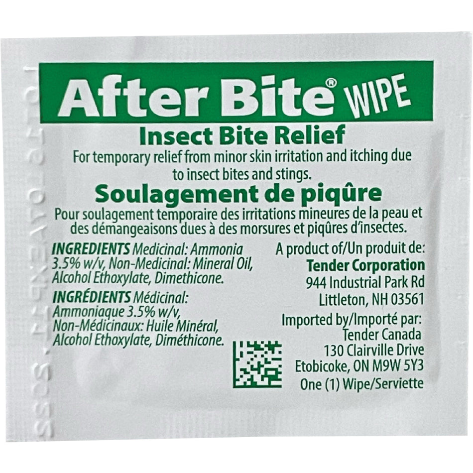 After Bite Insect Sting Relief Towelettes - SGE738