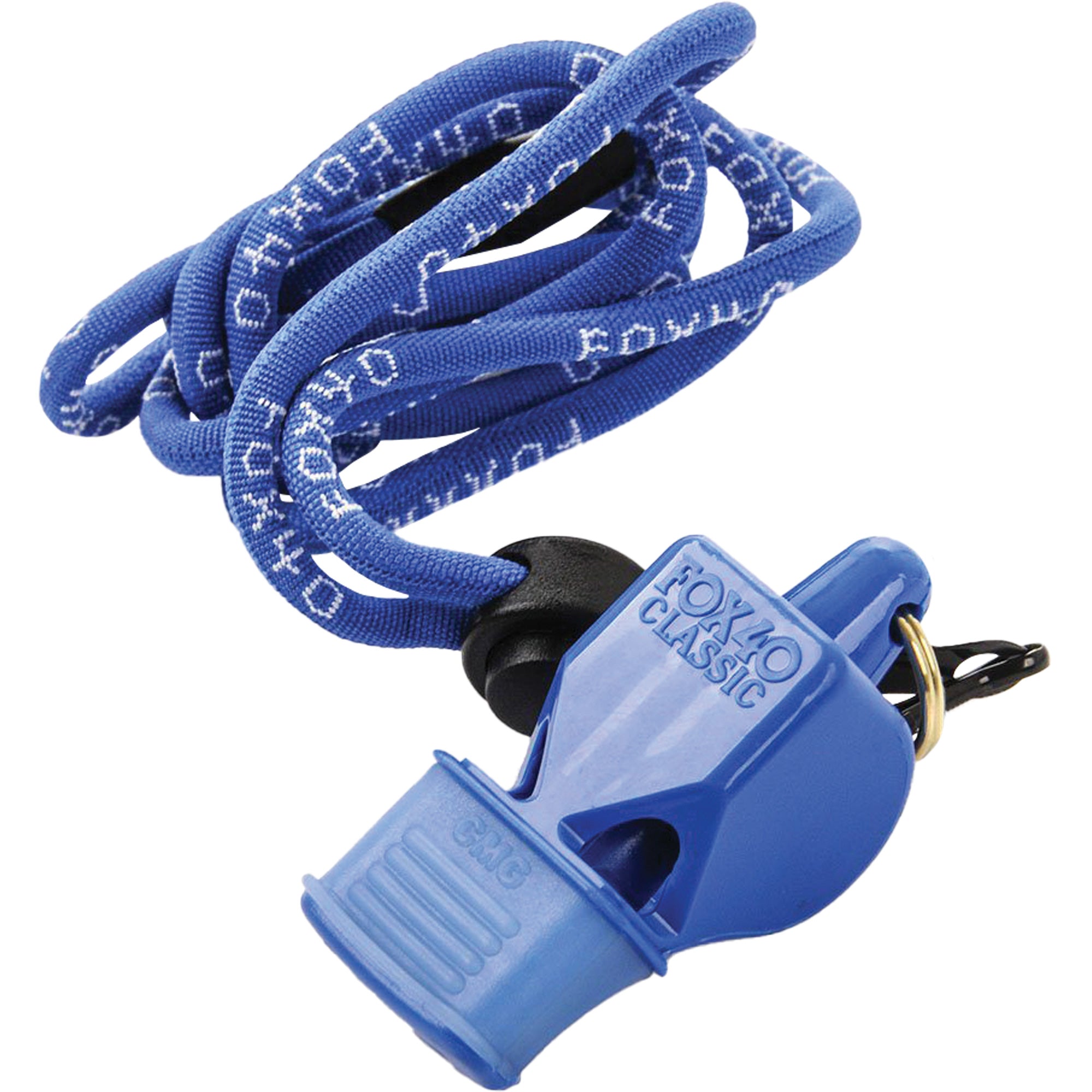 Classic Blue Whistle with Lanyard - SGF115