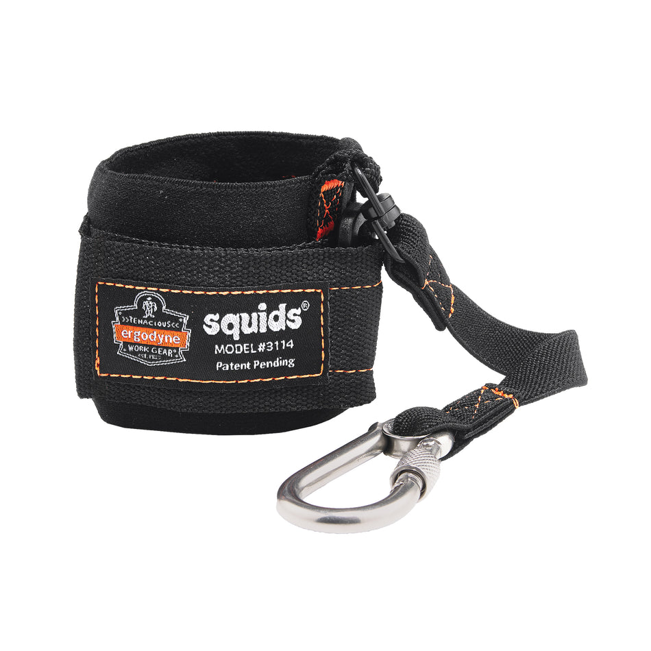 Squids® 3114 Pull-On Wrist Lanyard with Carabiner - SGH785
