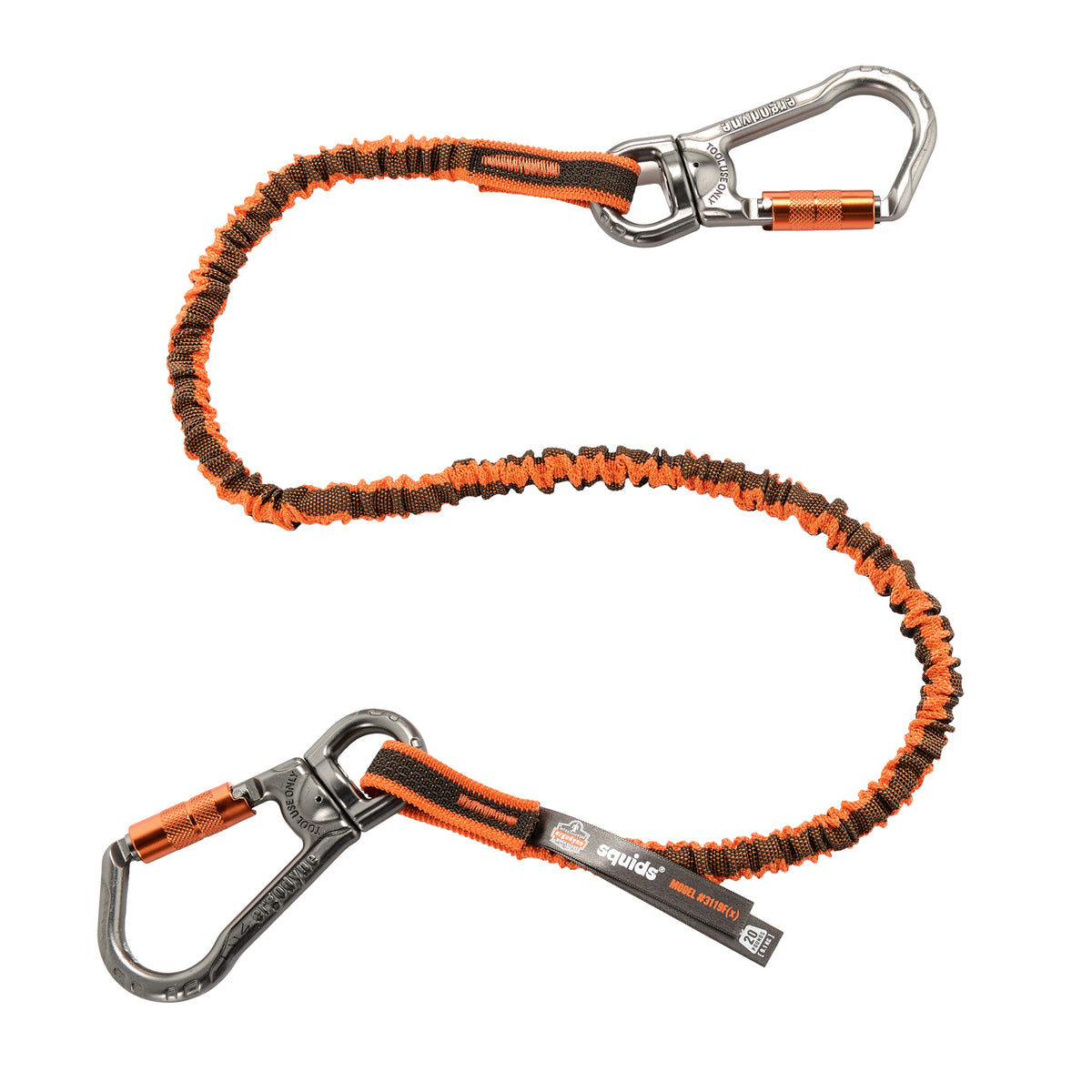 Squids® 3119F(x) Double-Locking Tool Lanyard with Swivel - SGH789