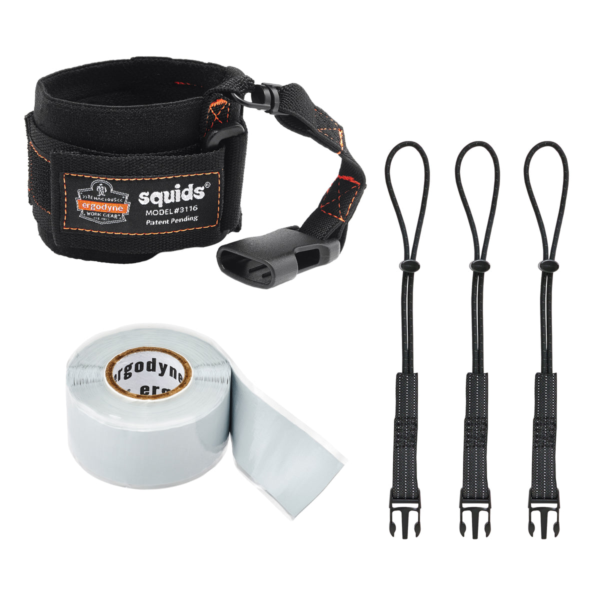 Squids® 3192 Wrist Lanyard Tethering Kit - SGH809