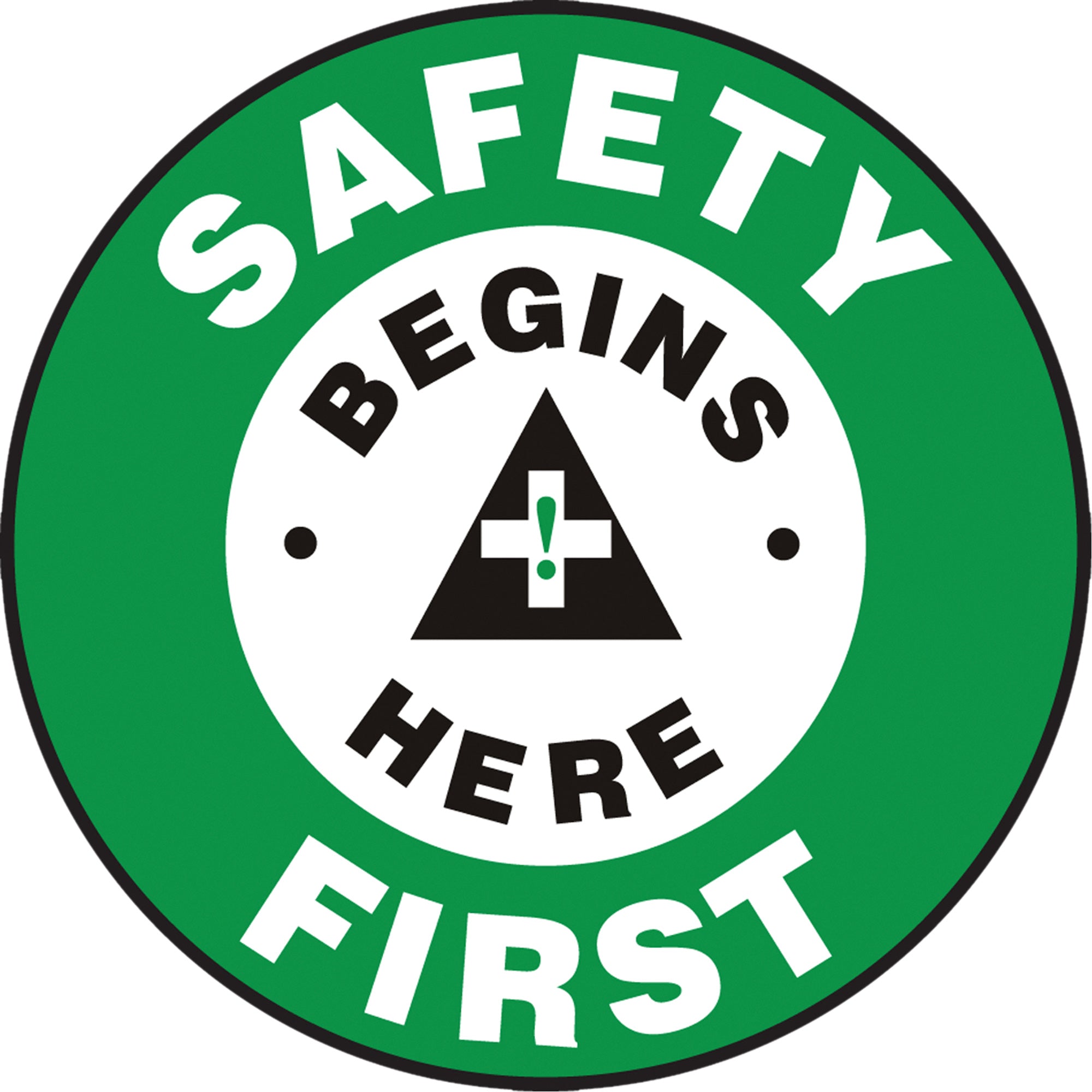 ""Safety First"" Slip-Gard™ Floor Sign - SGH833