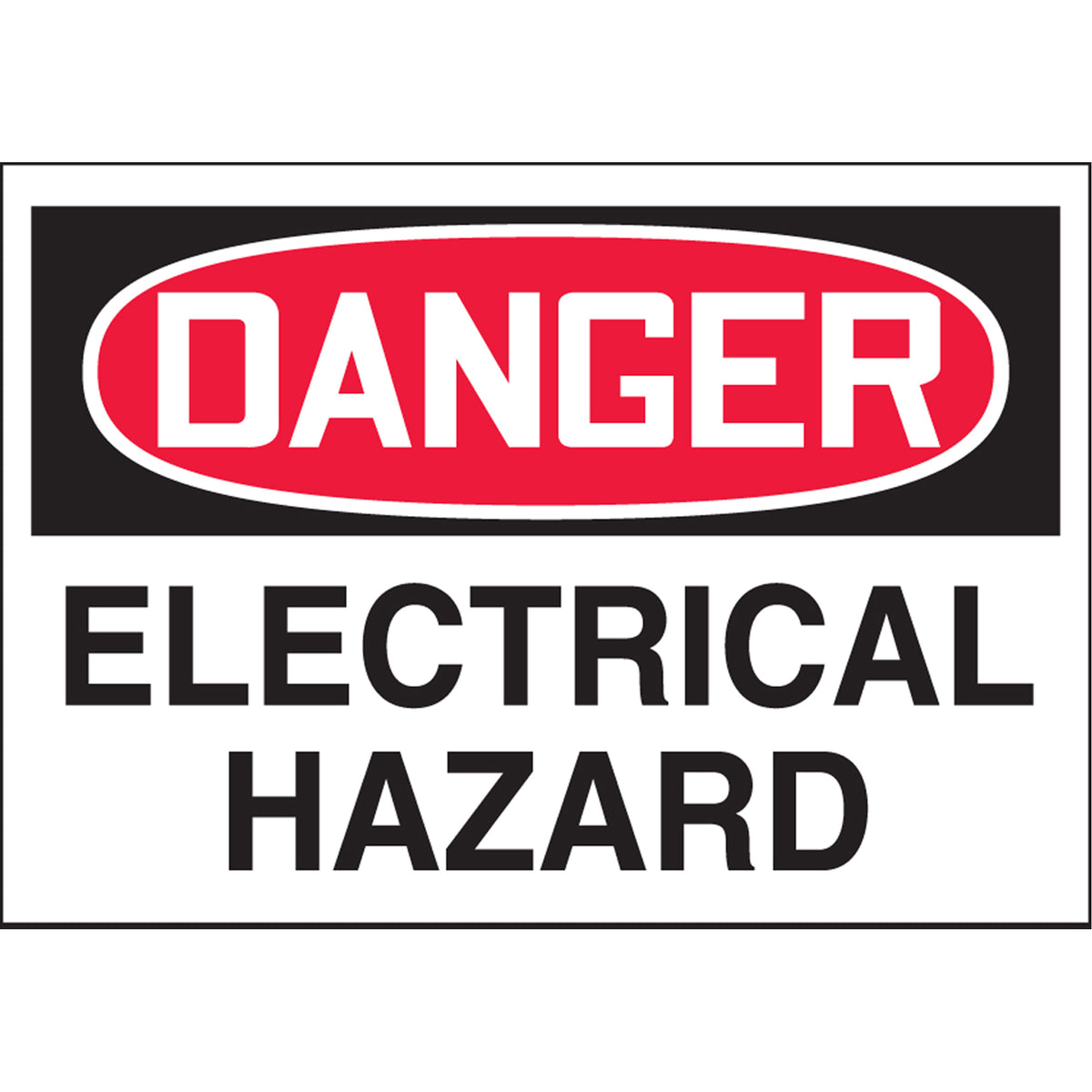 ""Electrical Hazard"" Label - SGH839