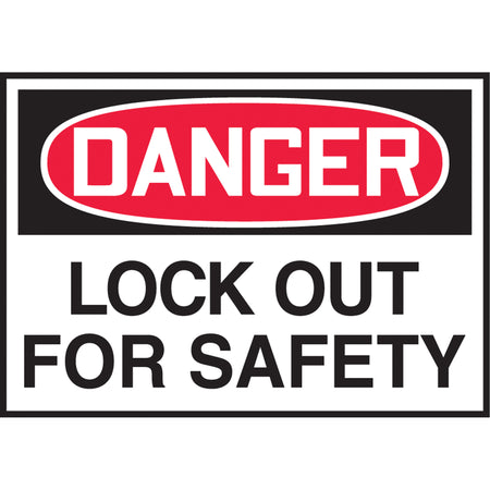 ""Lock Out"" Label - SGH843