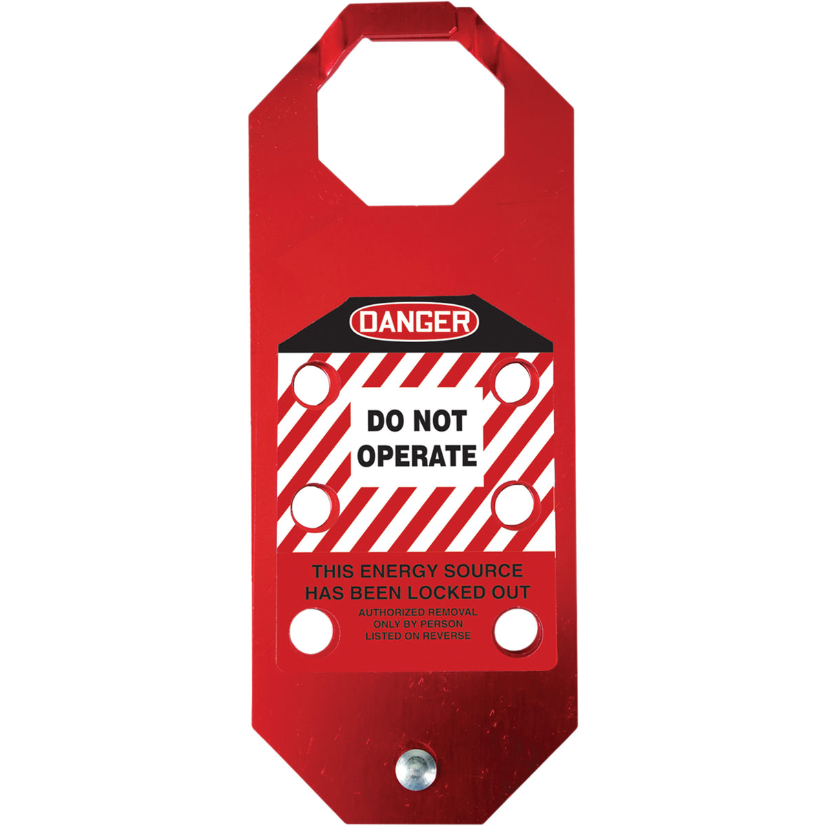 Stopout® OSHA Danger Aluma-Tag™ Do Not Operate Hasp - SGH859