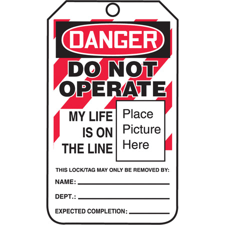 Do Not Operate Danger Lockout Tagout Tags - SGH863