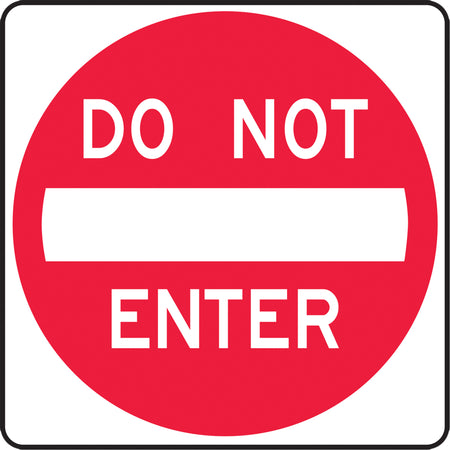 Do Not Enter Lane Guidance Sign - SGH894