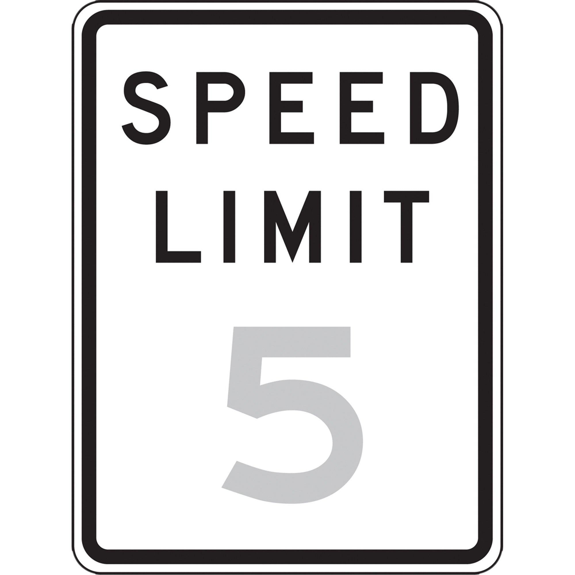 5 Km Speed Limit Sign - SGH898