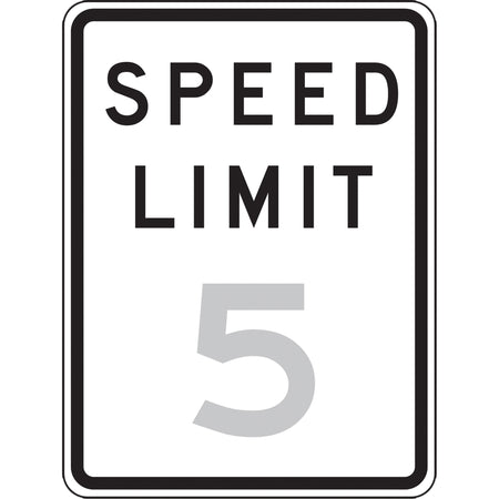 5 Km Speed Limit Sign - SGH898