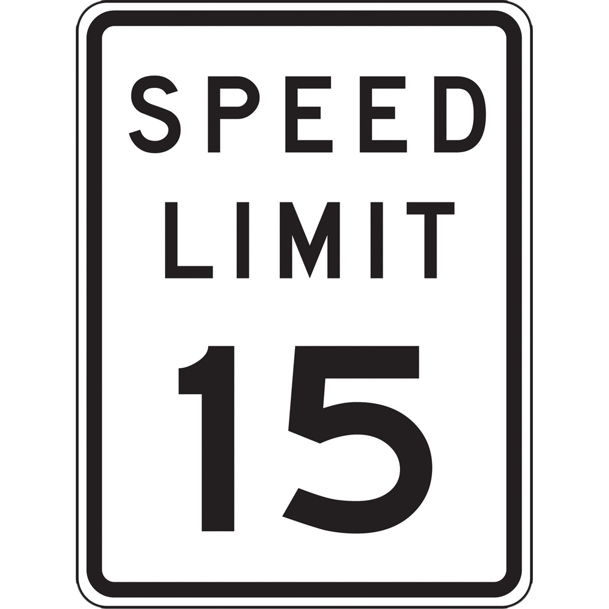 15 Km Speed Limit Sign - SGH902