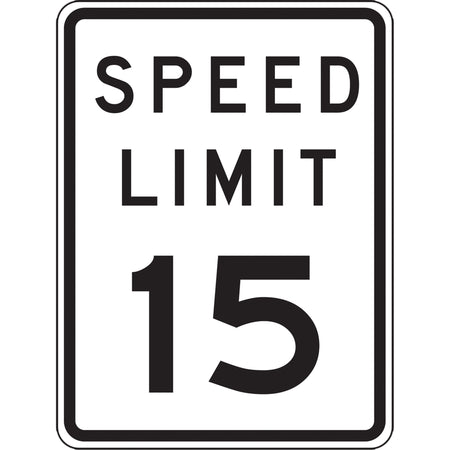 15 Km Speed Limit Sign - SGH902