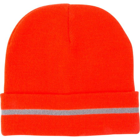 High Visibility Knit Hat with Reflective Stripe - SGI135