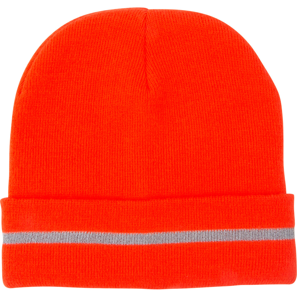 High Visibility Knit Hat with Reflective Stripe - SGI135