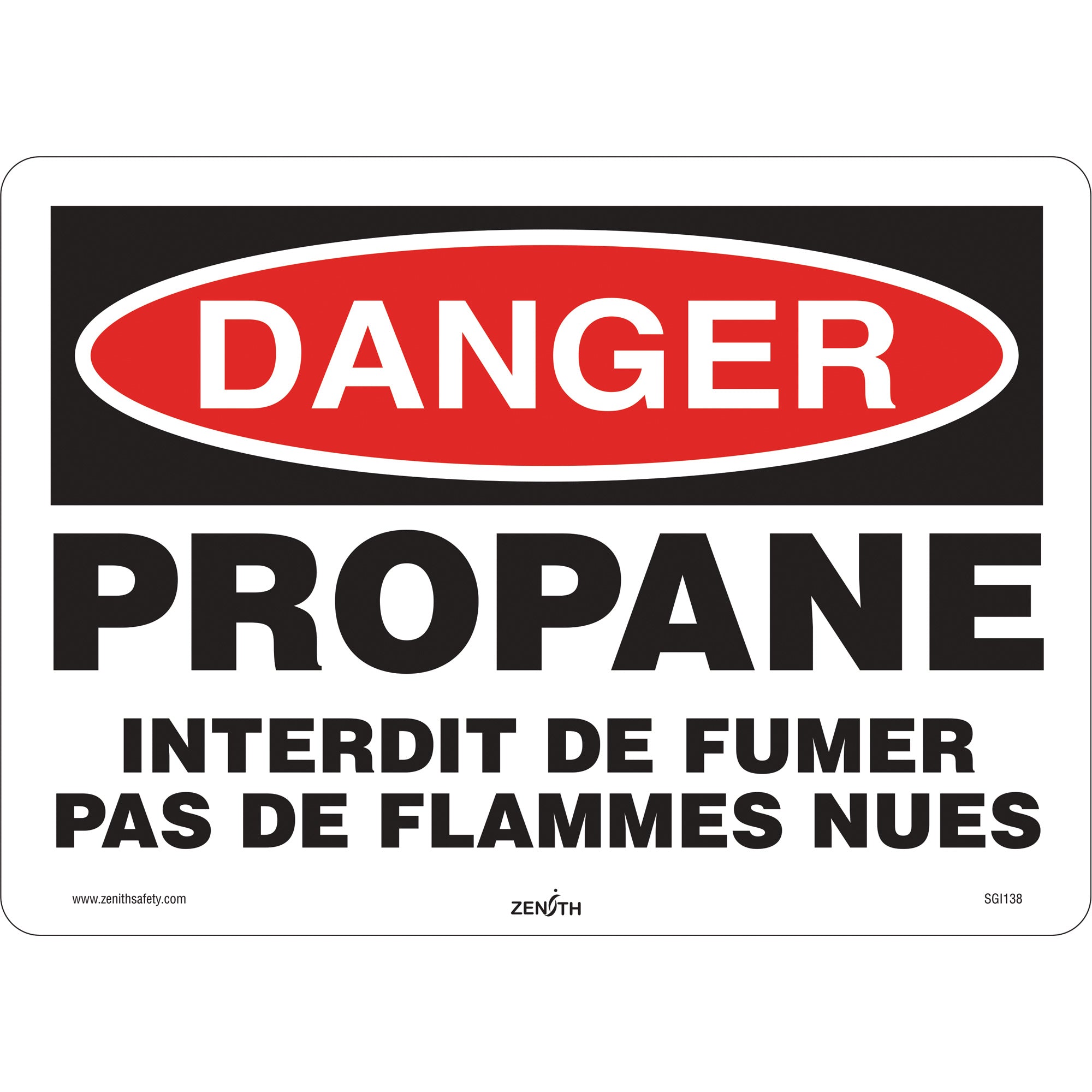 Danger Propane Safety Sign - SGI138