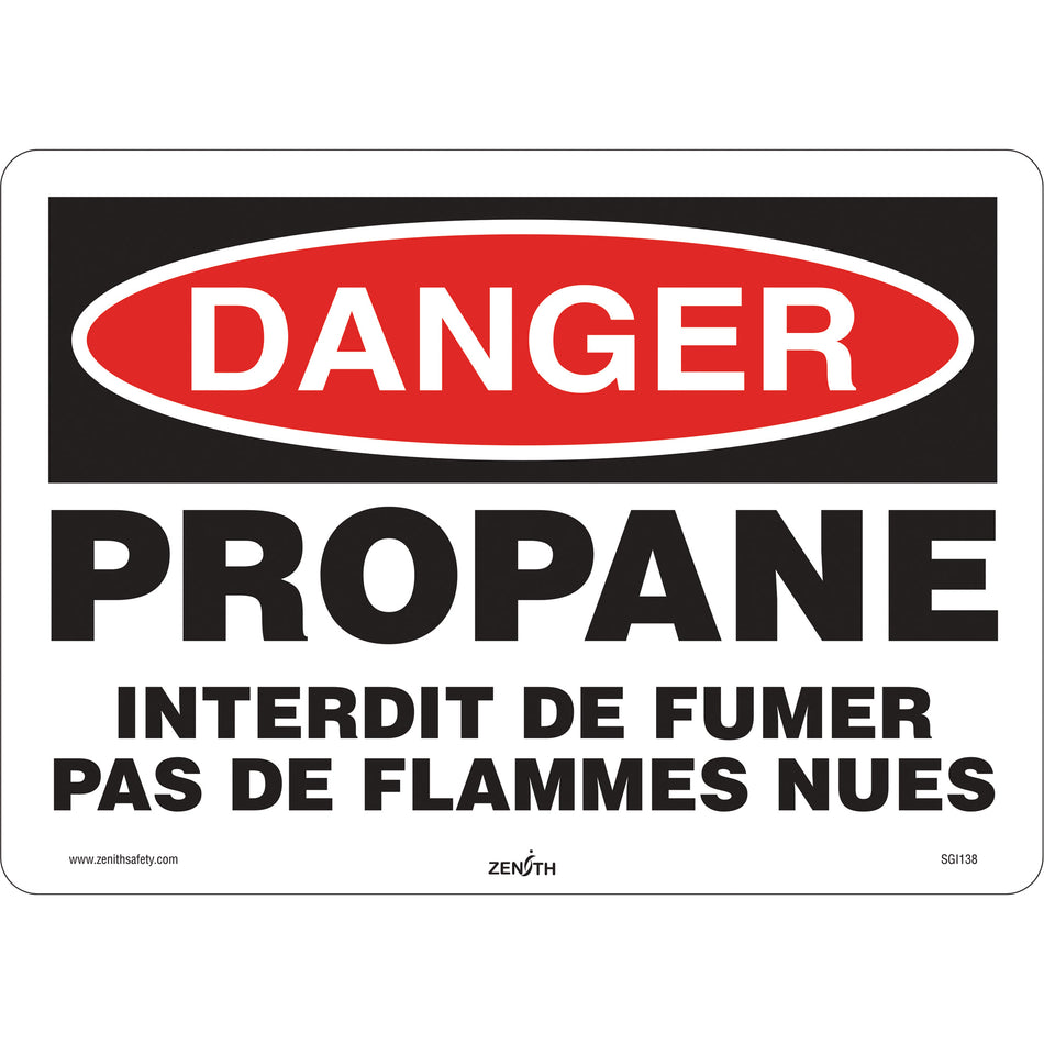 Danger Propane Safety Sign - SGI138