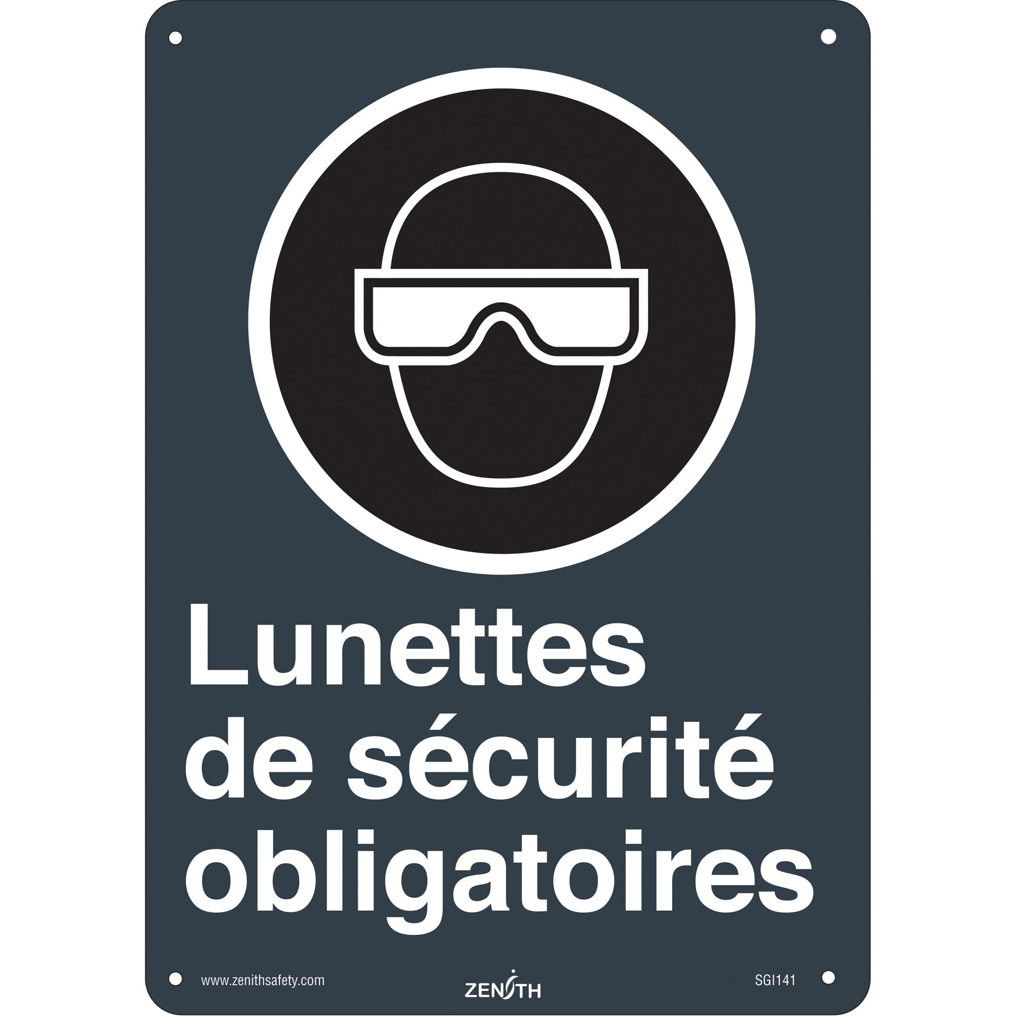 Lunettes de sécurité CSA Standard Safety Sign - SGI141