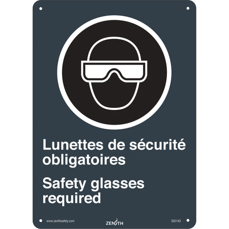 Lunettes de Sécurité / Safety Glasses CSA Standard Safety Sign - SGI143