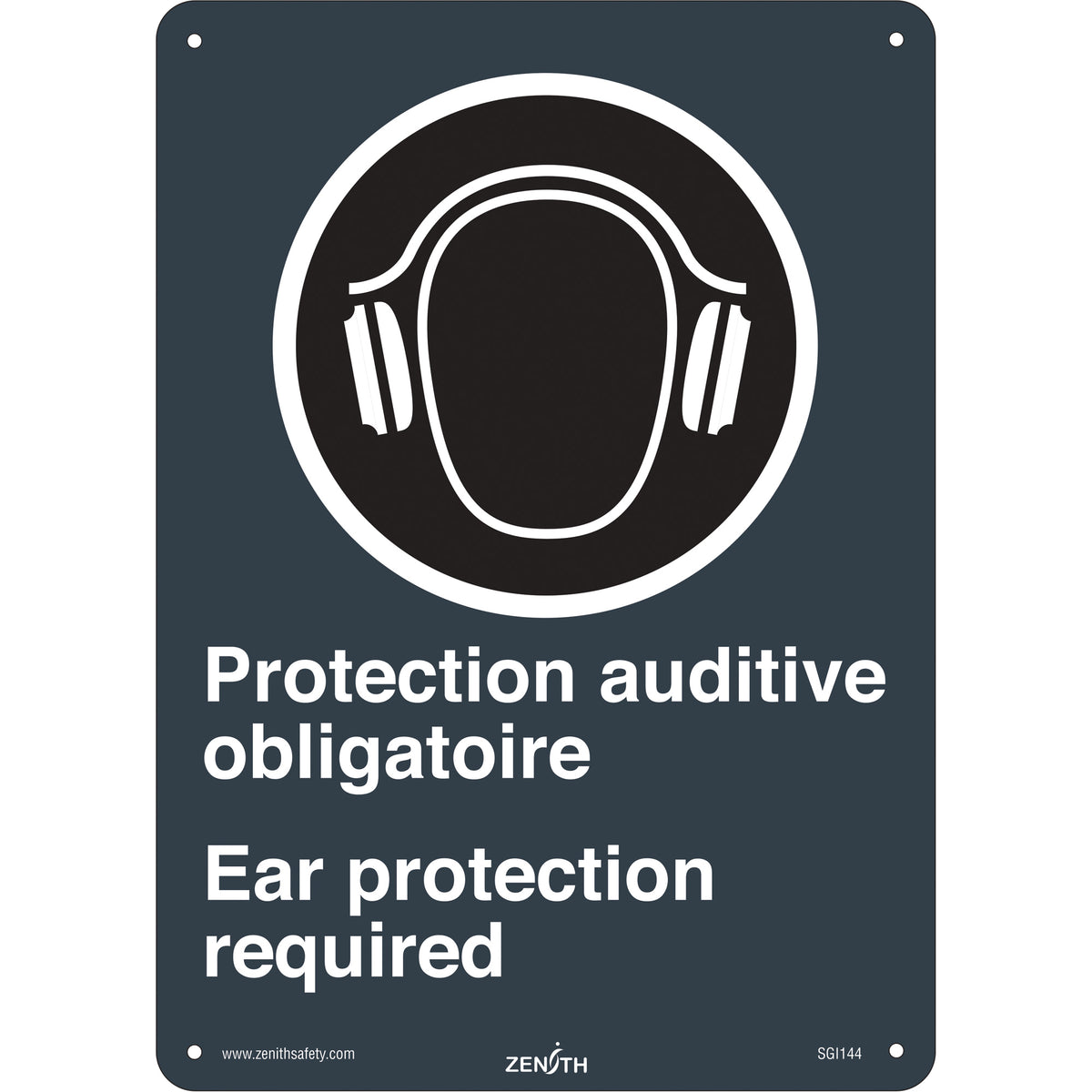 Ear Protection / Protection Auditive CSA Standard Safety Sign - SGI144