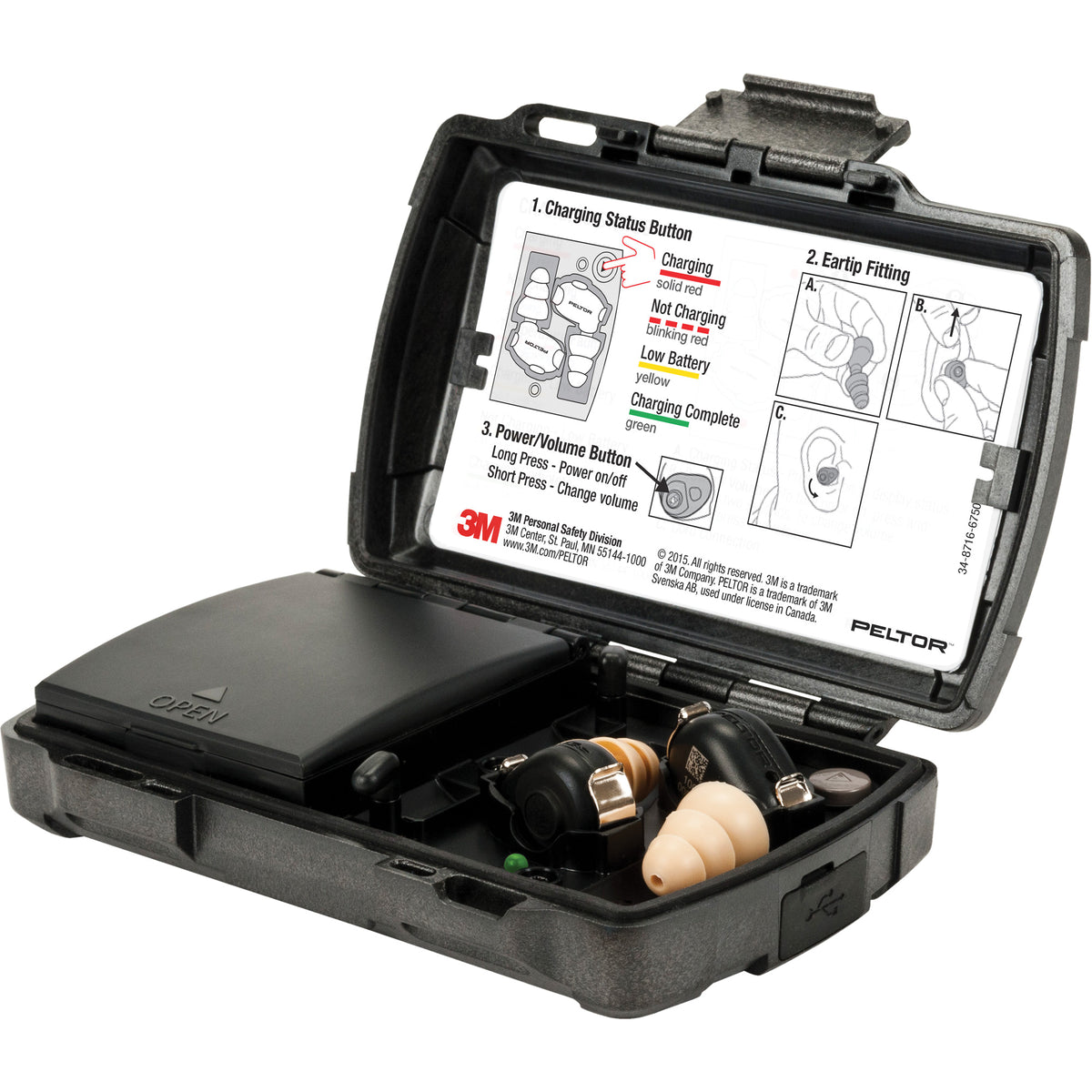 Peltor™ Tactical TEP-200 Earplug Kit - SGK978