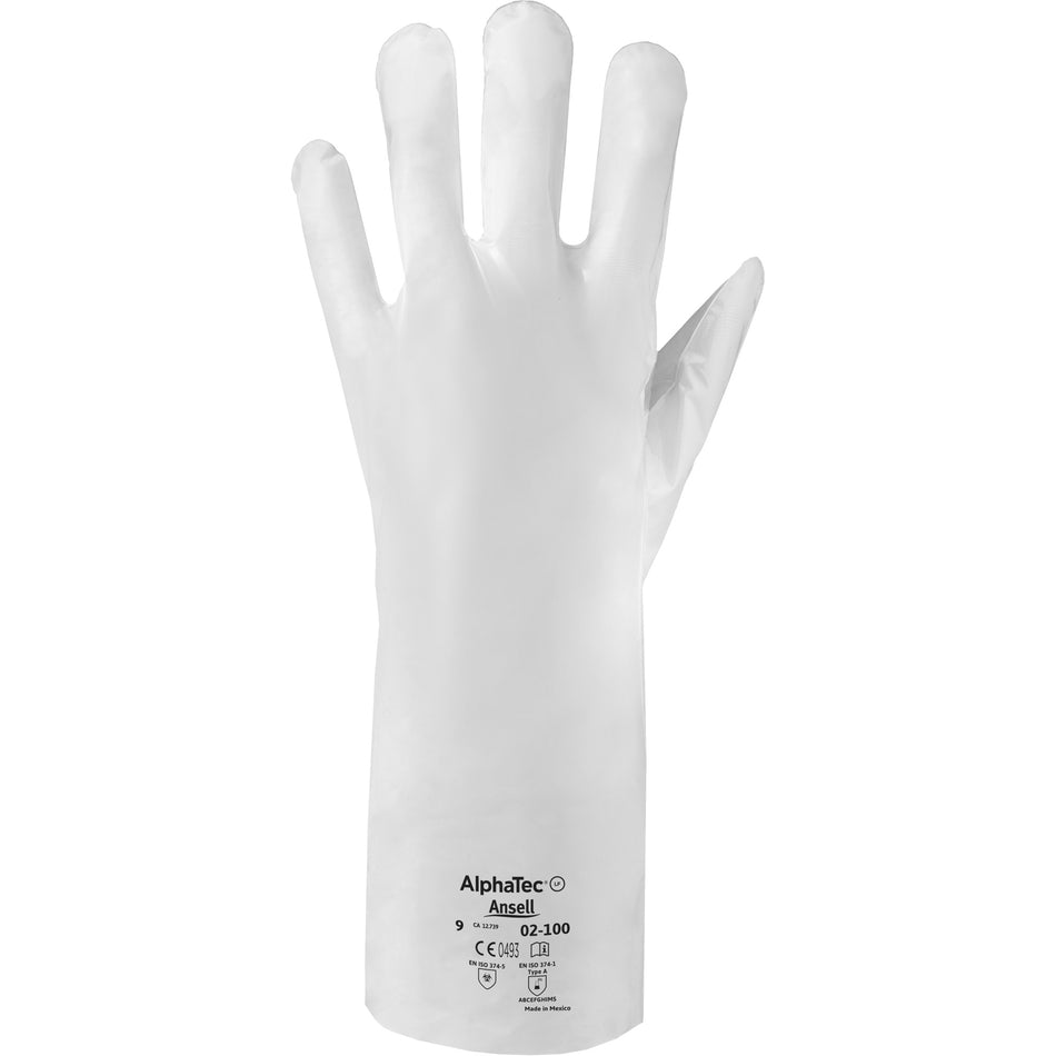 ALPHATEC® 02-100 Chemical-Resistant Gloves - SGL110