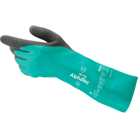 AlphaTec® 58-735 Chemical & Cut-Resistant Gloves - SGL267