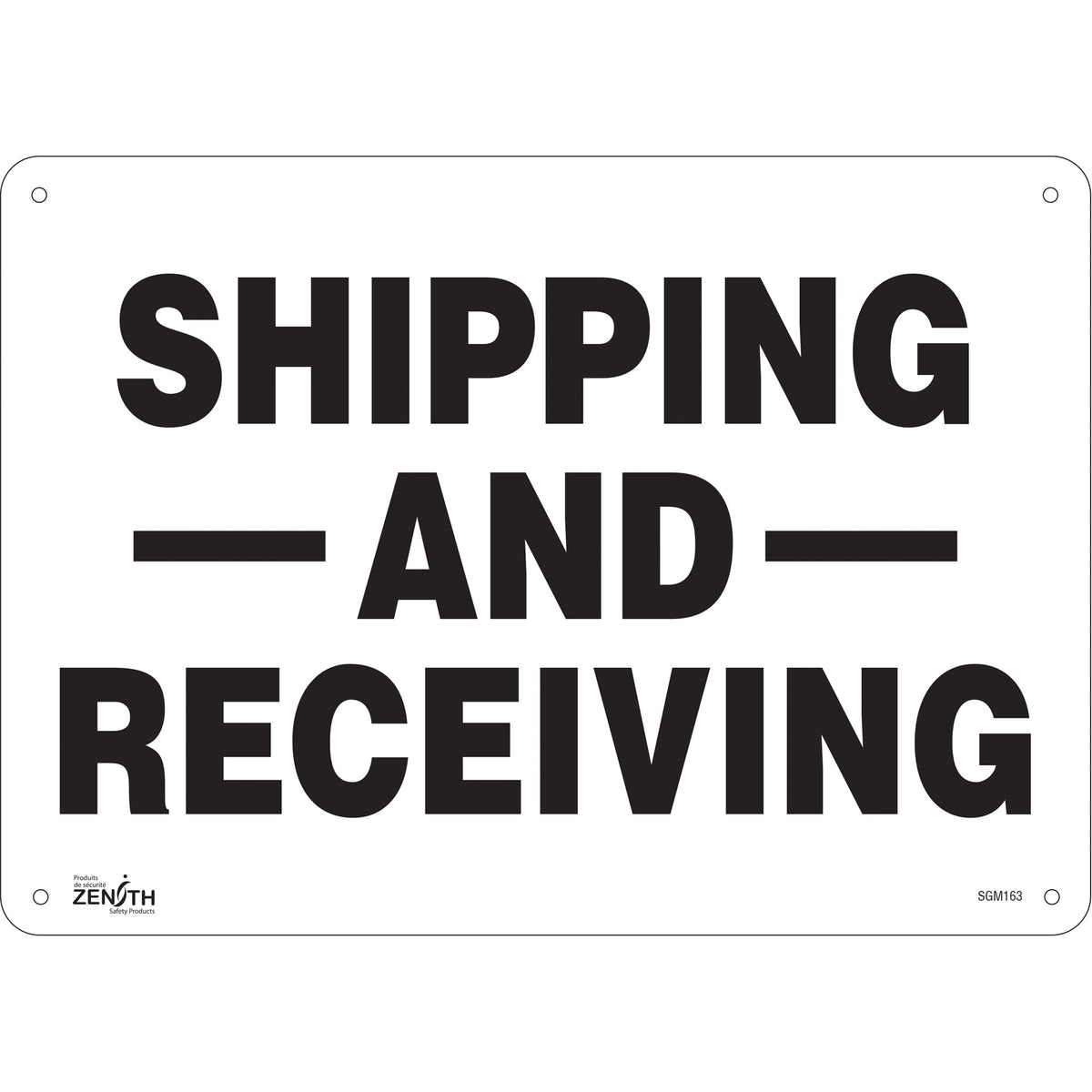 ""Shipping And Receiving"" Sign - SGM163