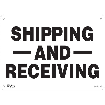 ""Shipping And Receiving"" Sign - SGM163