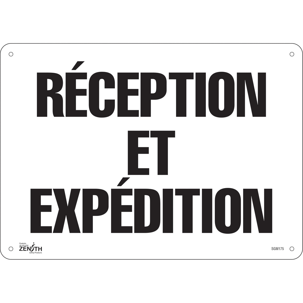 ""Réception et Expédition"" Sign - SGM175